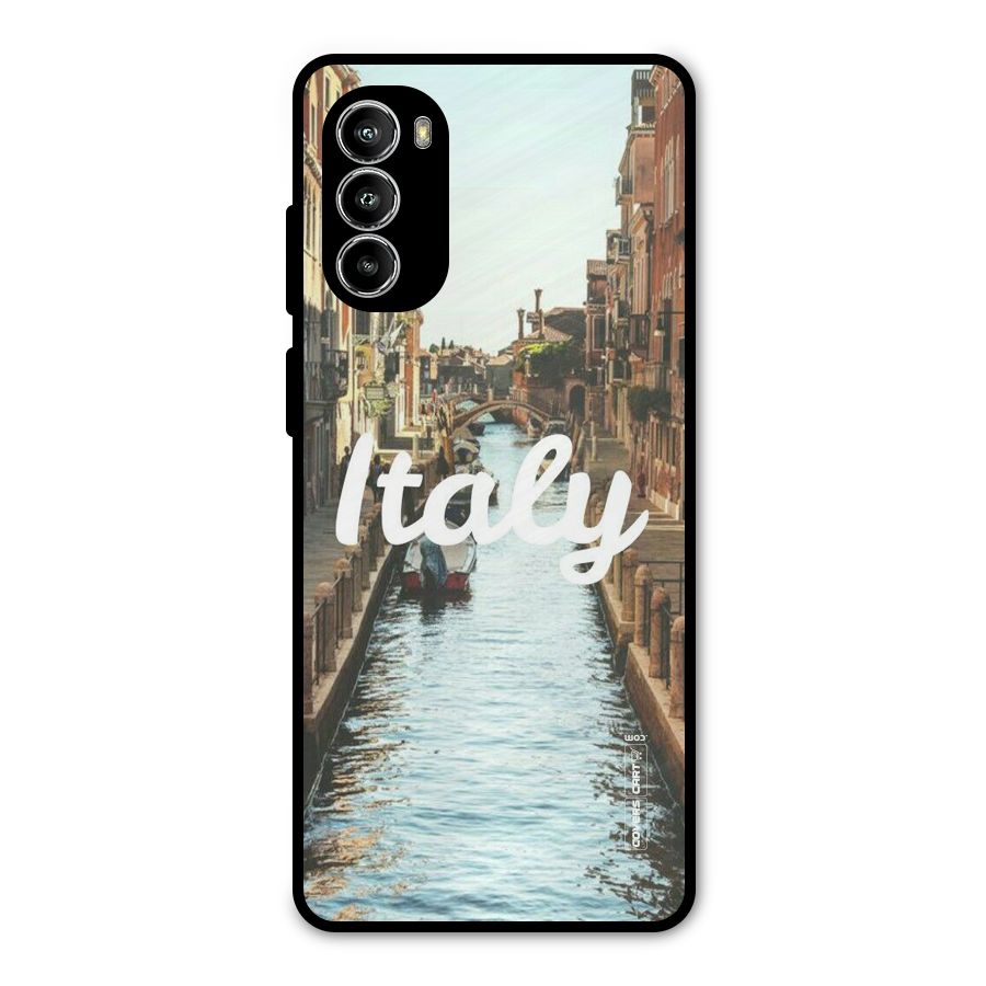 City Travel Metal Back Case for Moto G52