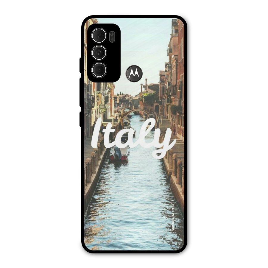 City Travel Metal Back Case for Moto G60