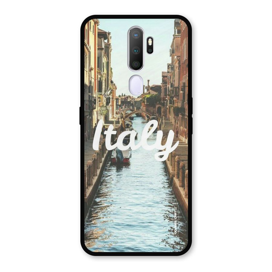 City Travel Metal Back Case for Oppo A9 (2020)