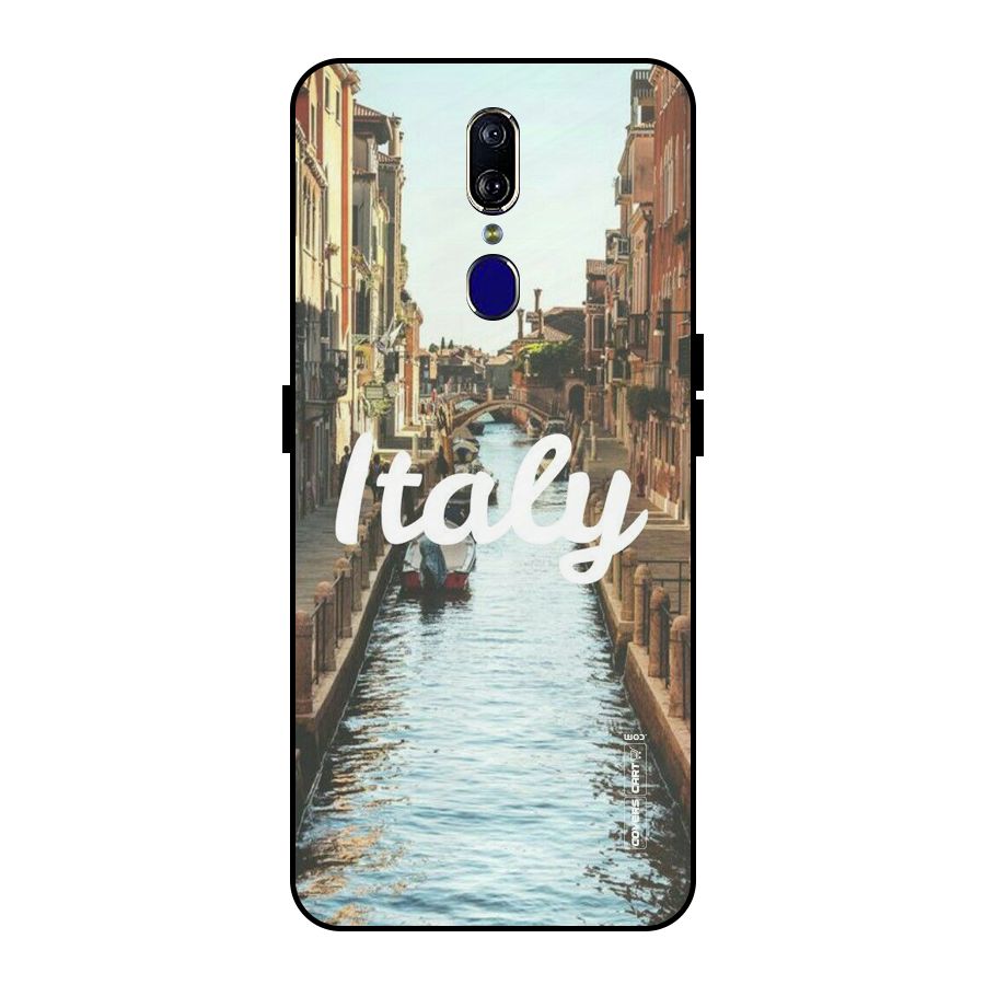 City Travel Metal Back Case for Oppo F11