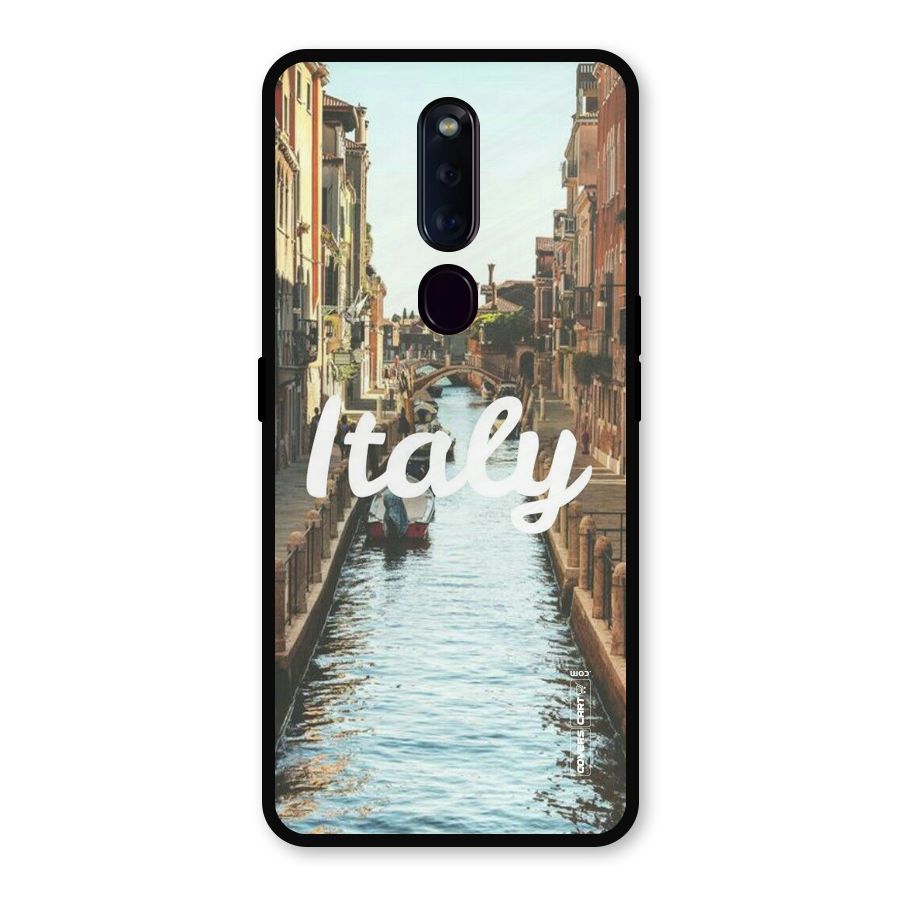 City Travel Metal Back Case for Oppo F11 Pro
