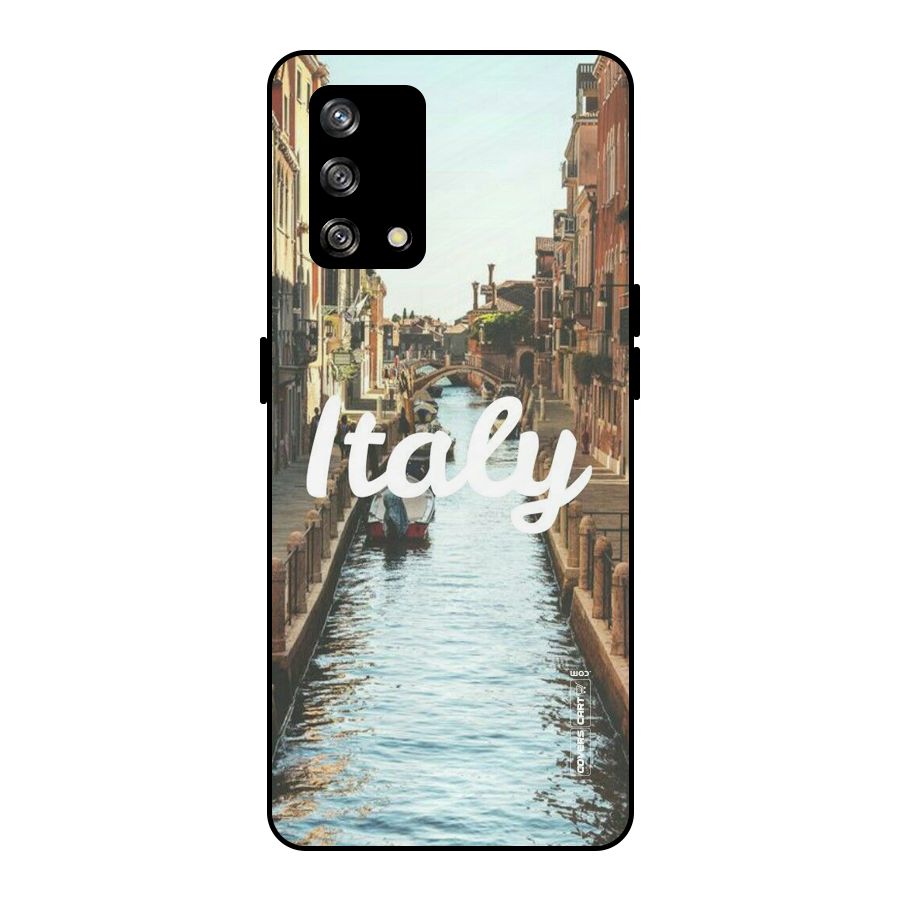 City Travel Metal Back Case for Oppo F19