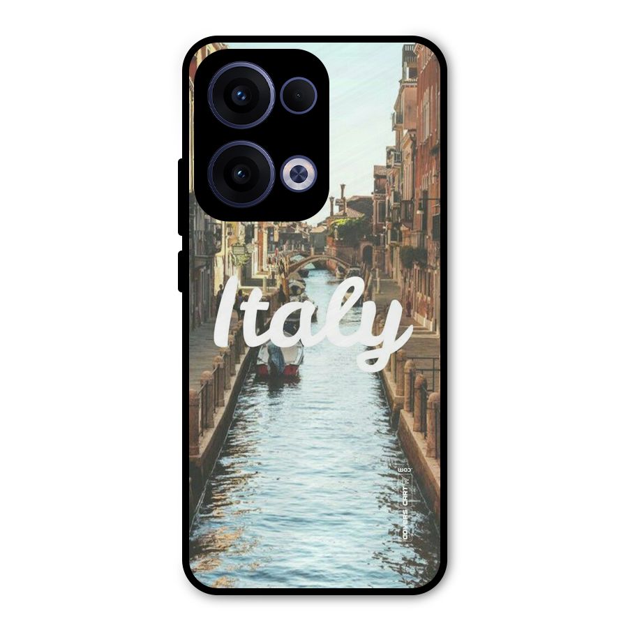 City Travel Metal Back Case for Oppo Reno13