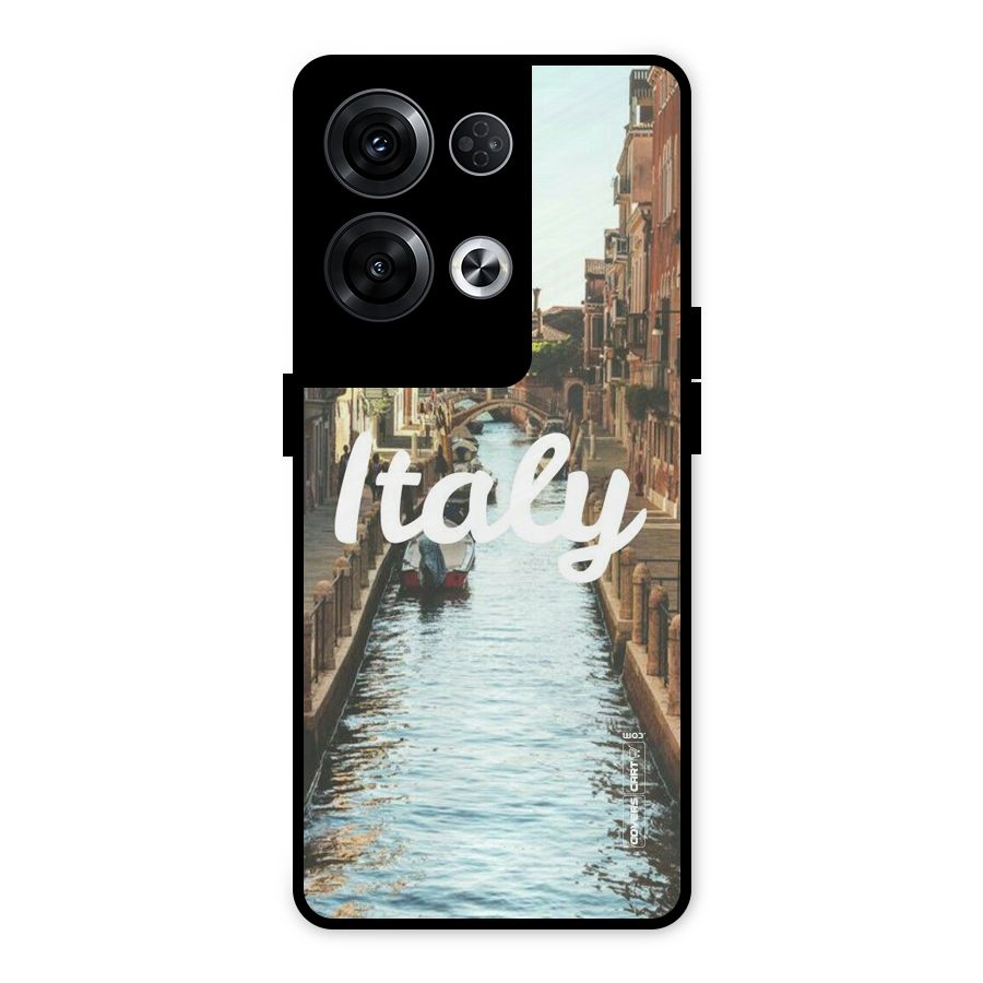 City Travel Metal Back Case for Oppo Reno8 Pro 5G