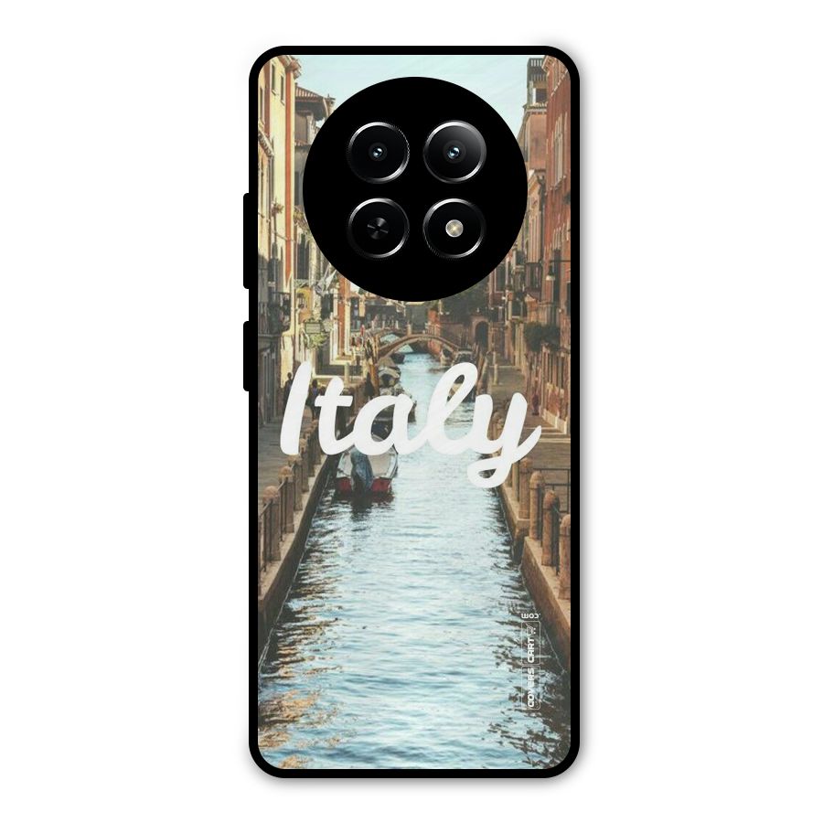 City Travel Metal Back Case for Realme 12x 5G