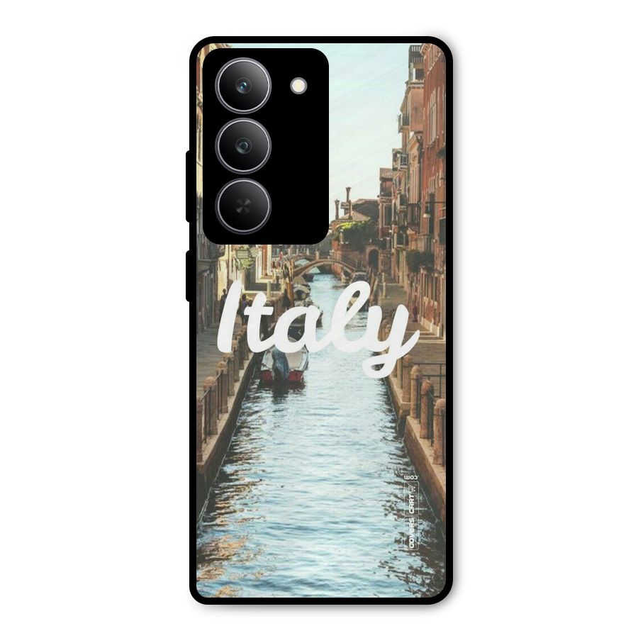 City Travel Metal Back Case for Realme 14x