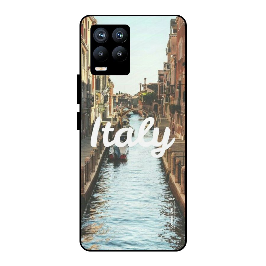 City Travel Metal Back Case for Realme 8 Pro