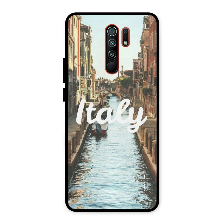 City Travel Metal Back Case for Redmi 9 Prime