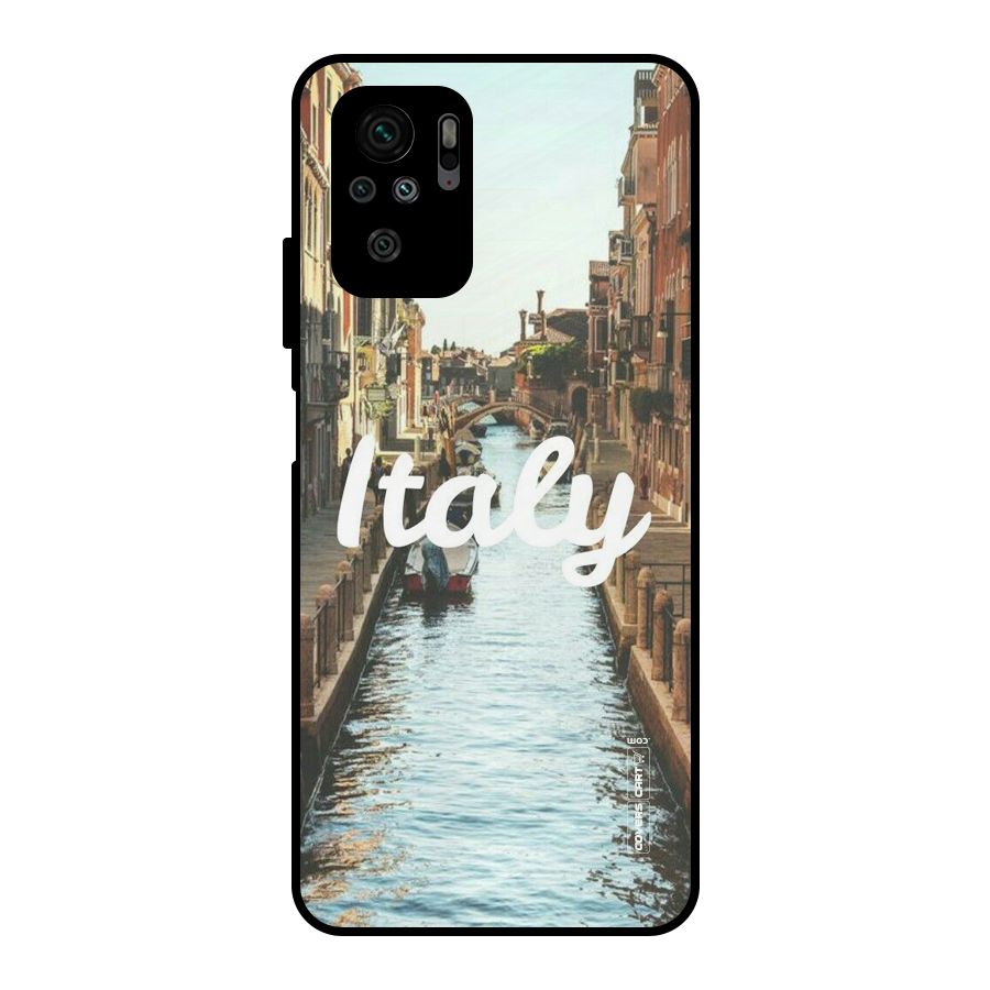 City Travel Metal Back Case for Redmi Note 10S