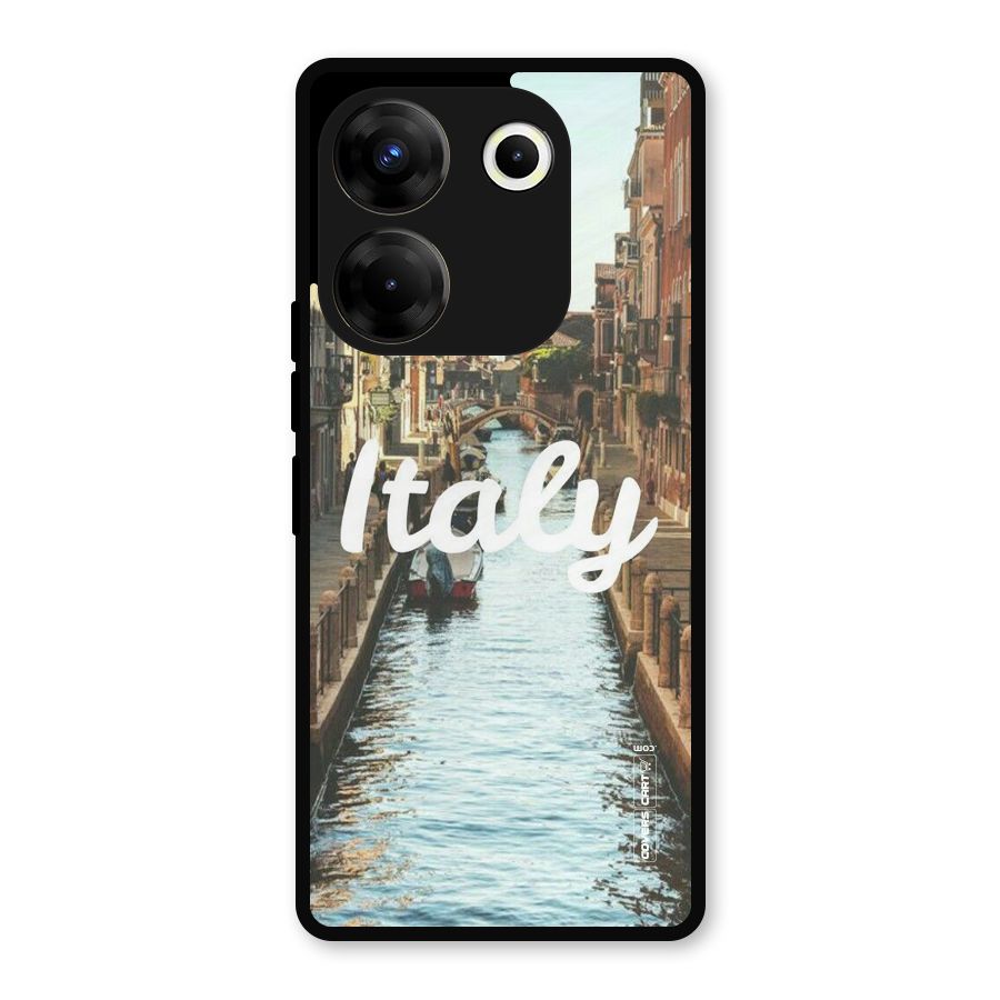 City Travel Metal Back Case for Tecno Camon 20