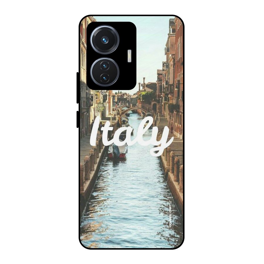 City Travel Metal Back Case for Vivo T1 44W