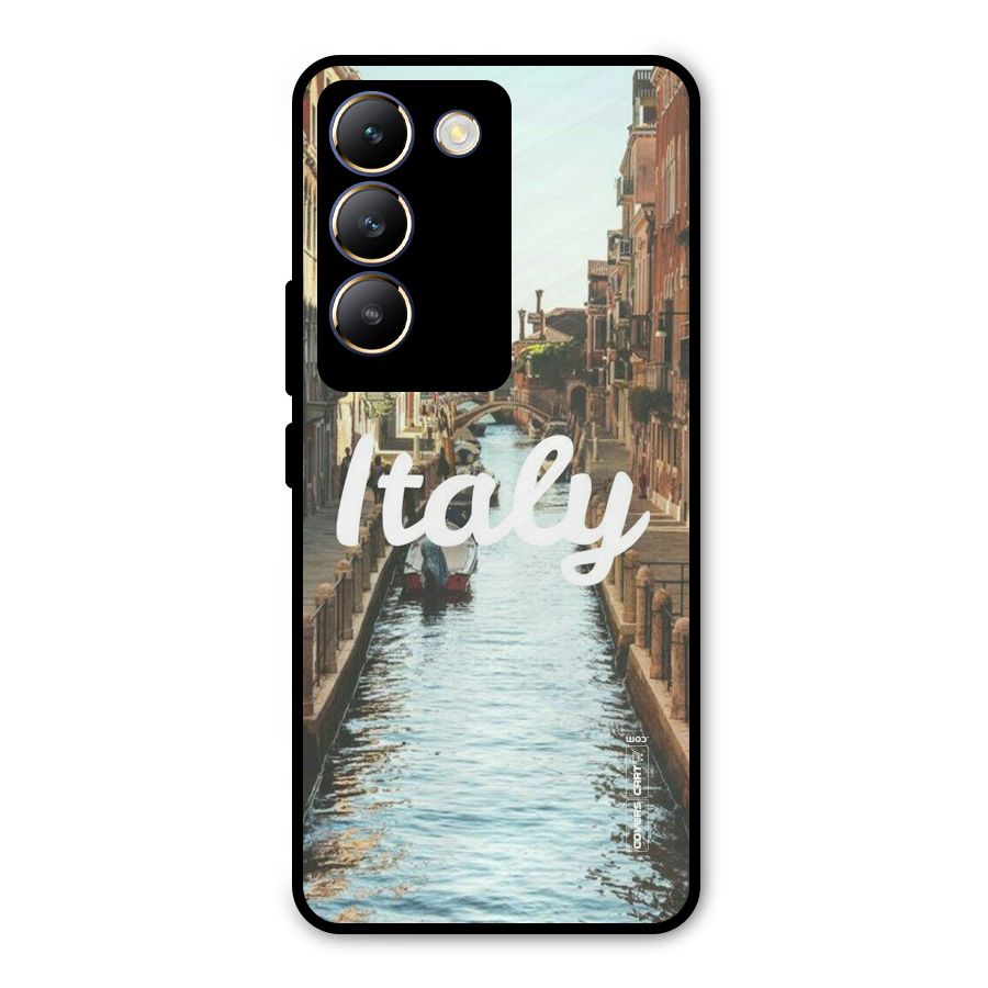 City Travel Metal Back Case for Vivo T3 5G