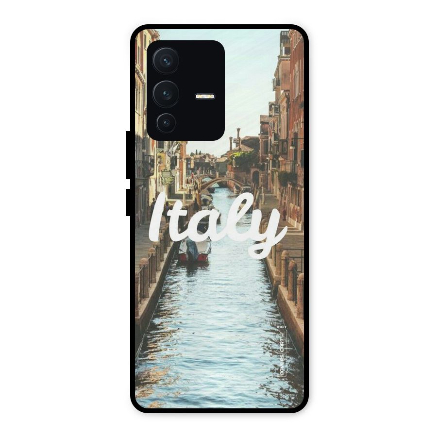 City Travel Metal Back Case for Vivo V23 5G