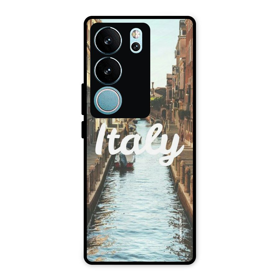 City Travel Metal Back Case for Vivo V29