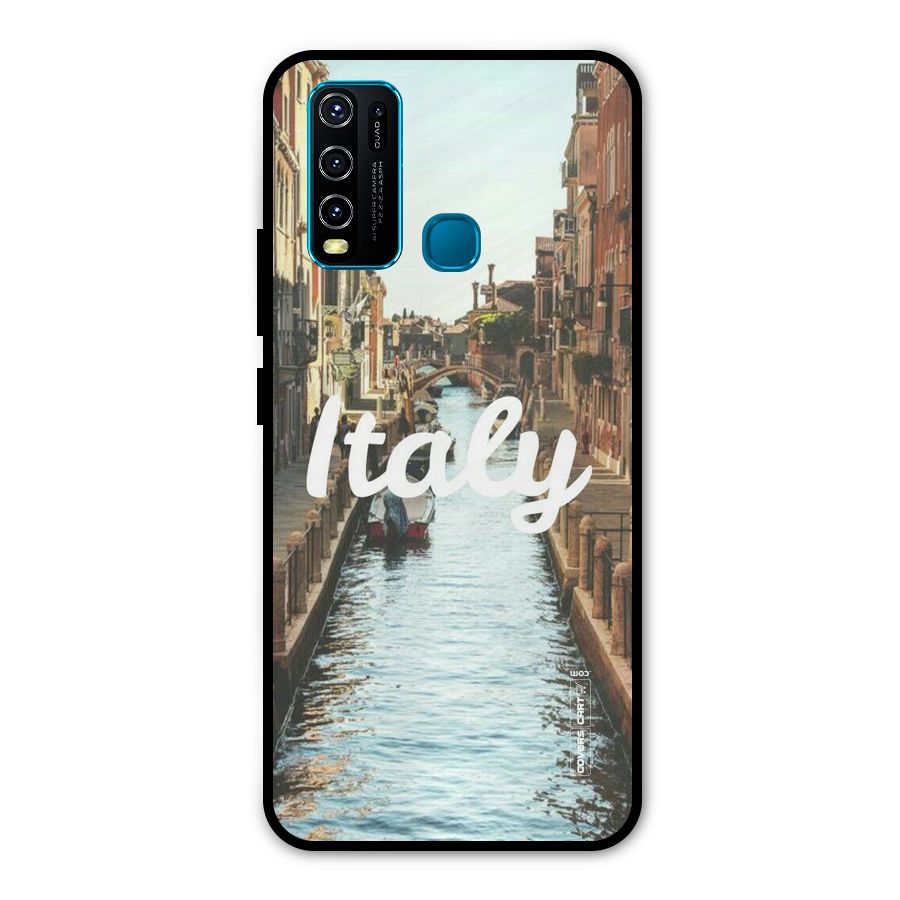 City Travel Metal Back Case for Vivo Y30