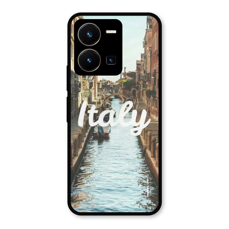 City Travel Metal Back Case for Vivo Y35