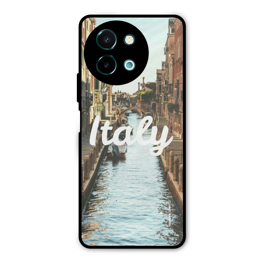 City Travel Metal Back Case for Vivo Y58