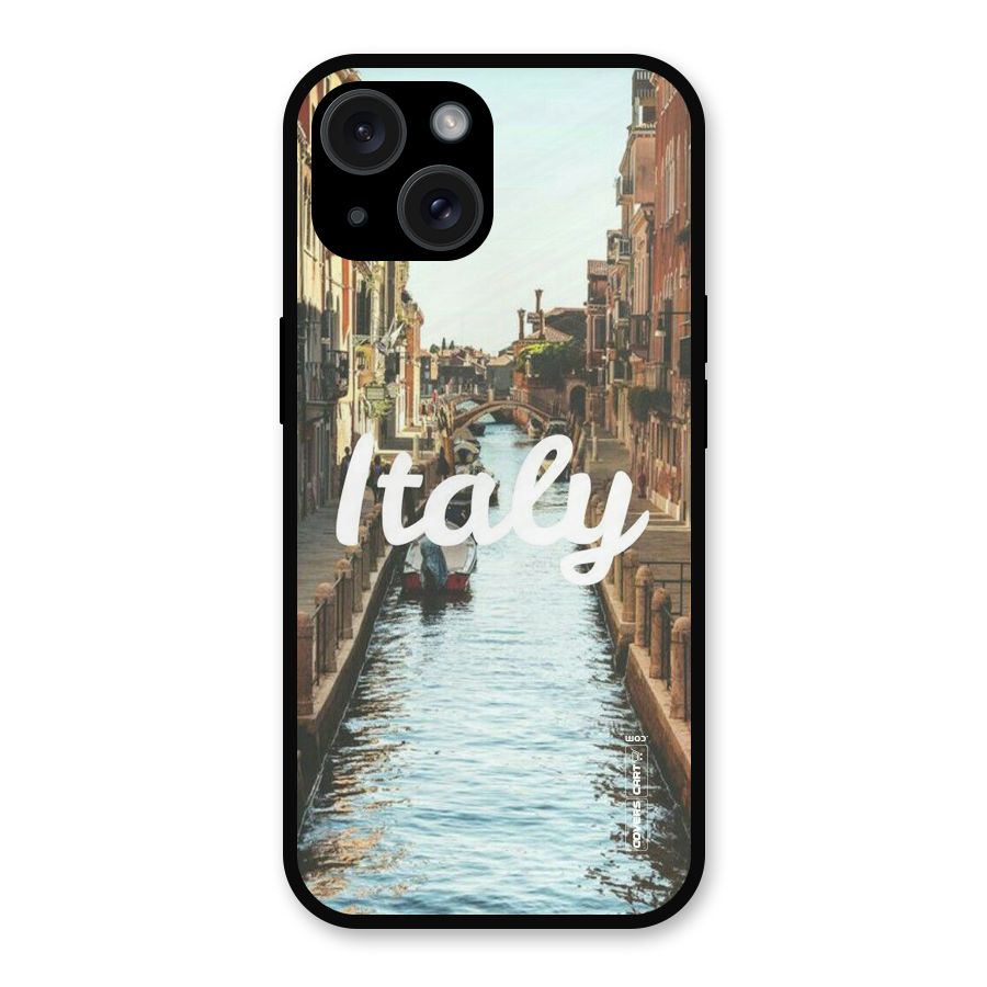 City Travel Metal Back Case for iPhone 15