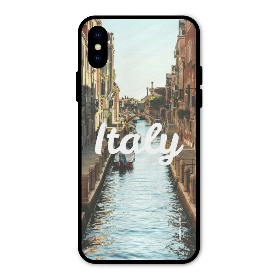 City Travel Metal Back Case for iPhone XS