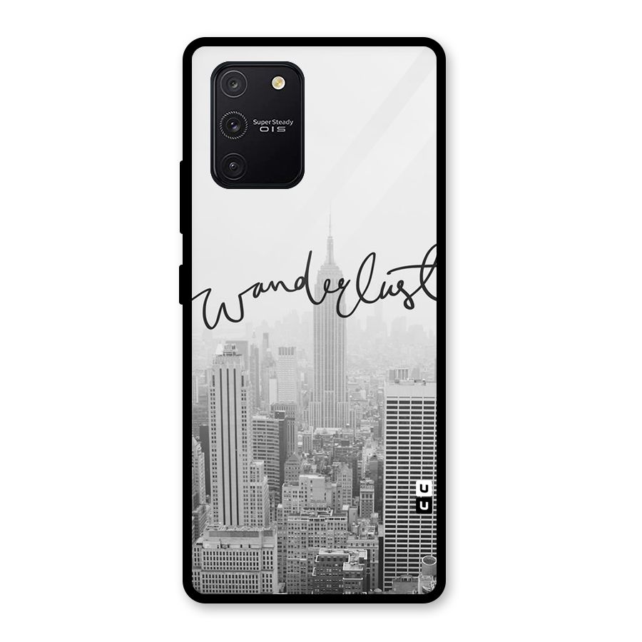 City Wanderlust Monochrome Glass Back Case for Galaxy S10 Lite