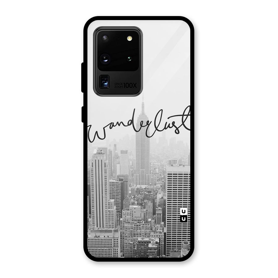 City Wanderlust Monochrome Glass Back Case for Galaxy S20 Ultra