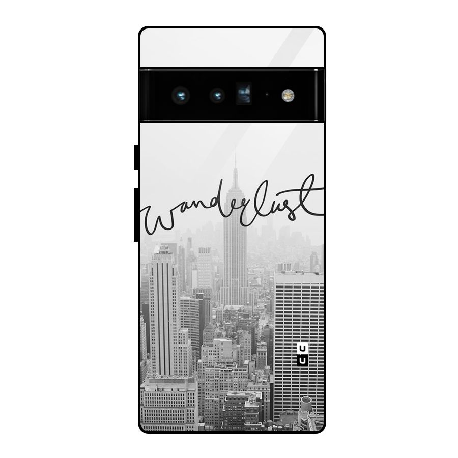 City Wanderlust Monochrome Glass Back Case for Google Pixel 6 Pro