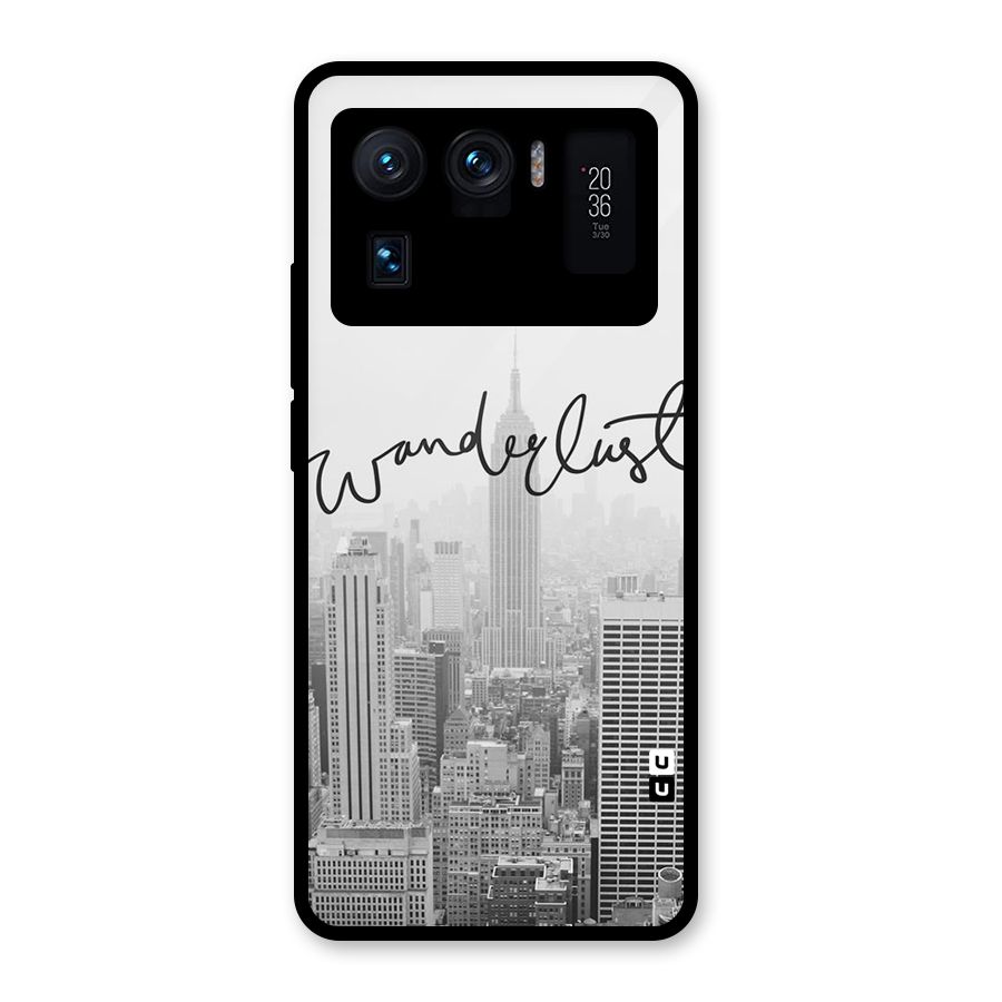 City Wanderlust Monochrome Glass Back Case for Mi 11 Ultra