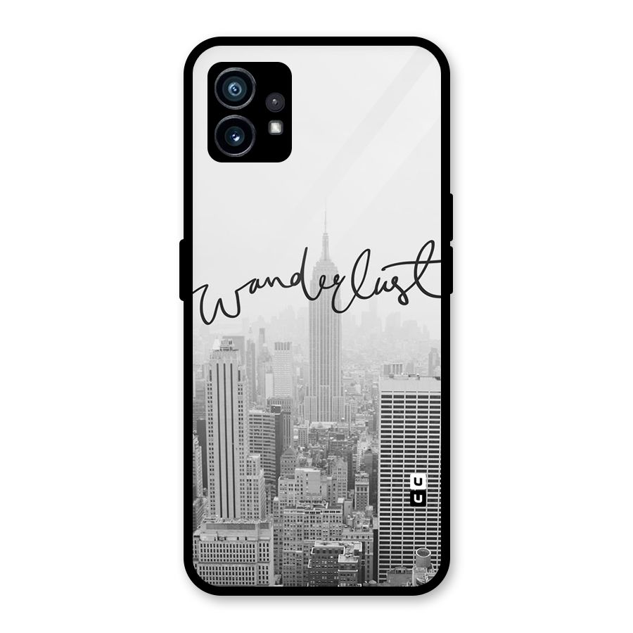 City Wanderlust Monochrome Glass Back Case for Nothing Phone 1