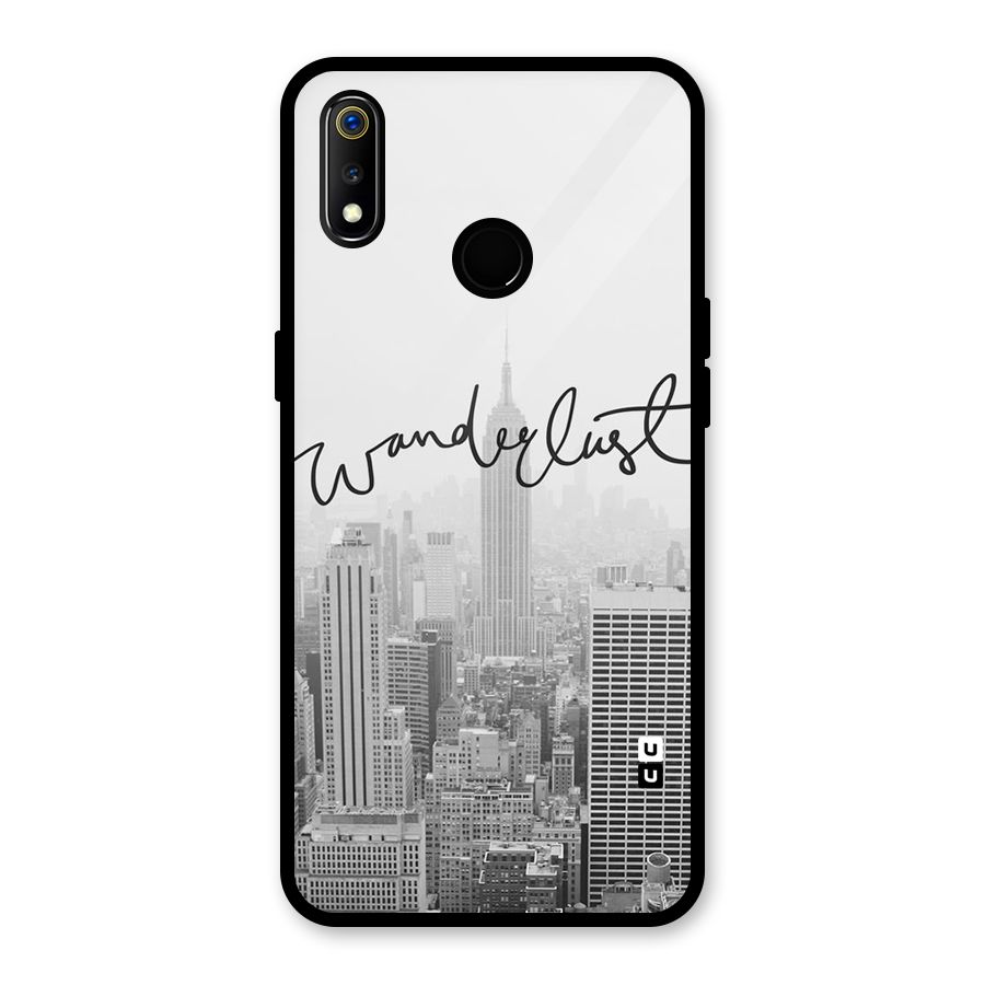 City Wanderlust Monochrome Glass Back Case for Realme 3i