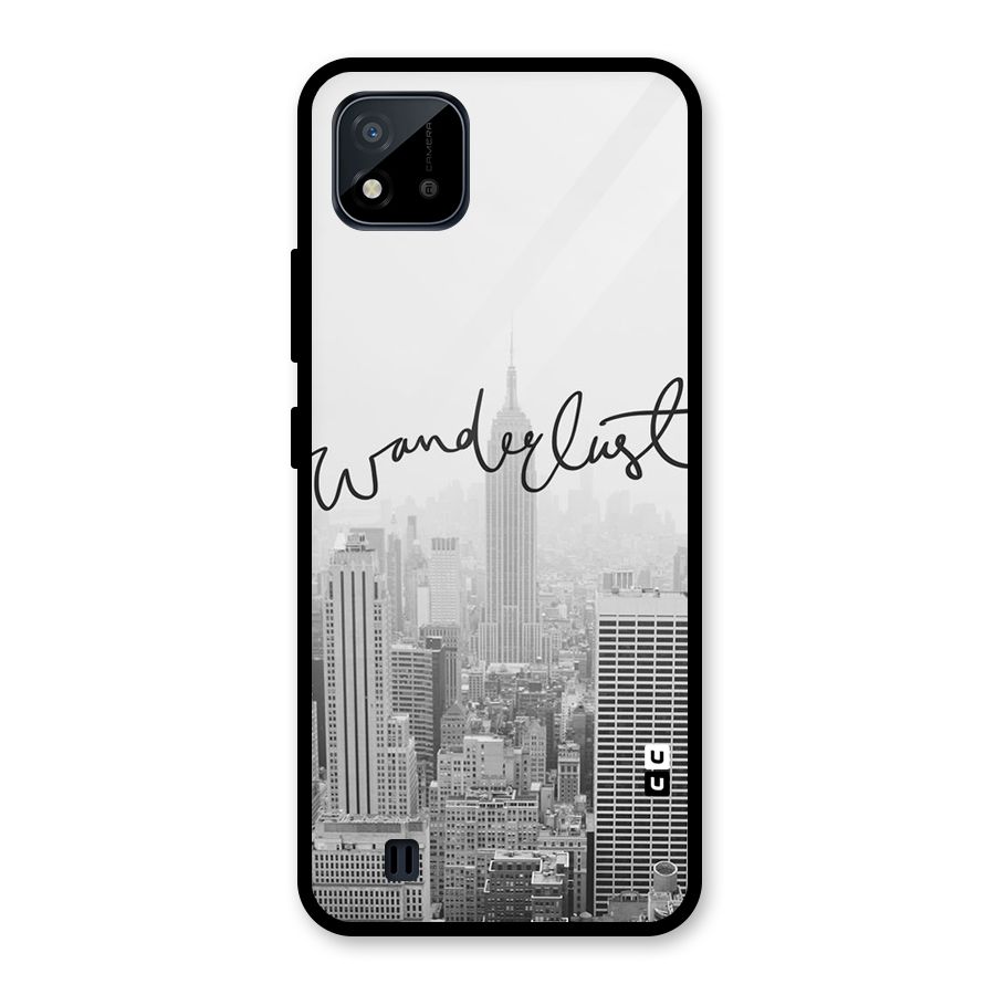 City Wanderlust Monochrome Glass Back Case for Realme C11 2021
