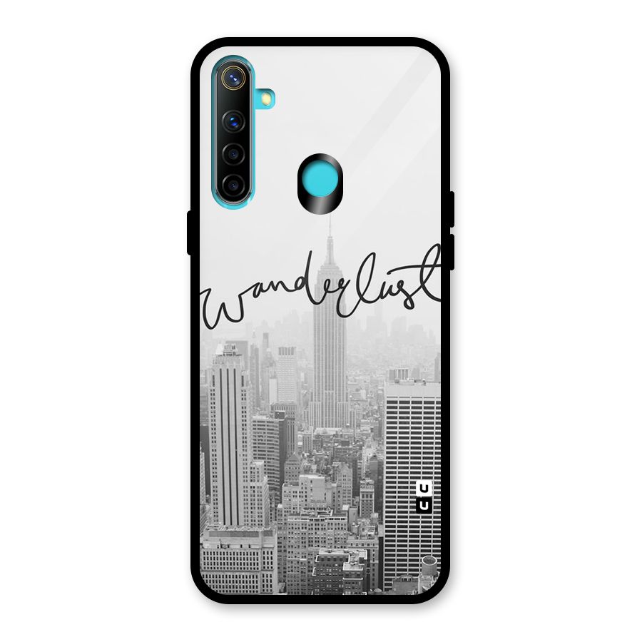 City Wanderlust Monochrome Glass Back Case for Realme Narzo 10