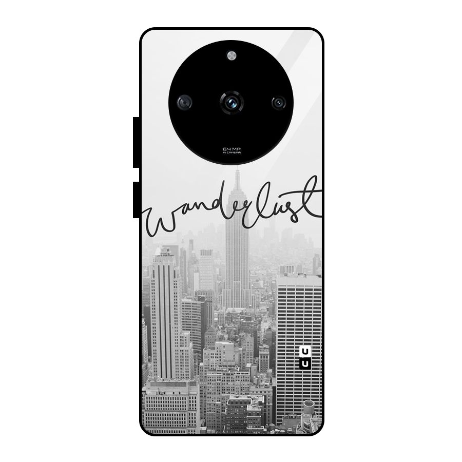 City Wanderlust Monochrome Glass Back Case for Realme Narzo 60 5G