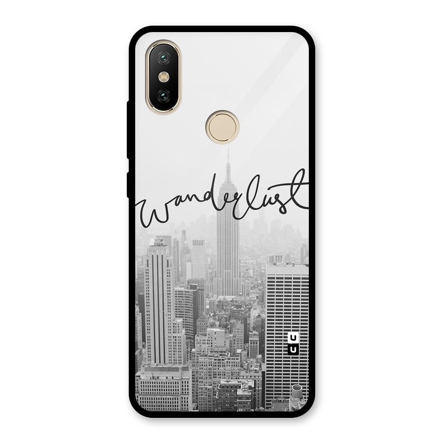 City Wanderlust Monochrome Glass Back Case for Redmi A2