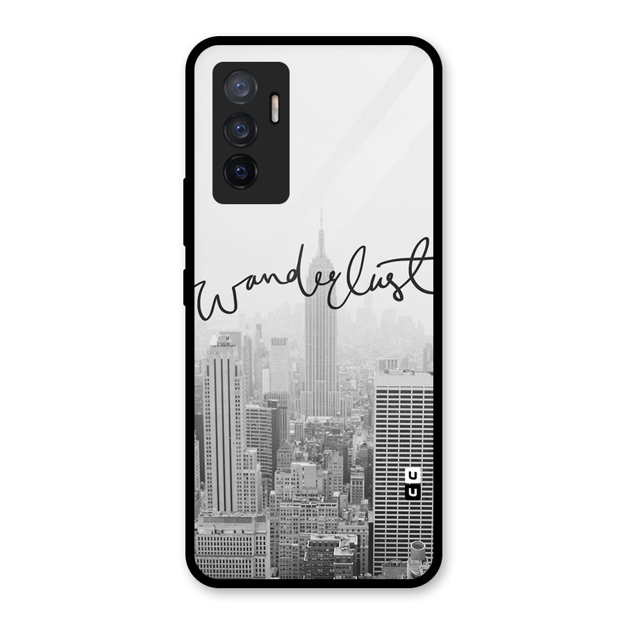 City Wanderlust Monochrome Glass Back Case for Vivo V23e