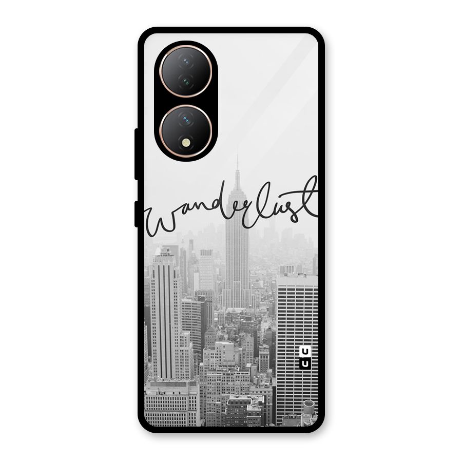 City Wanderlust Monochrome Glass Back Case for Vivo Y100A