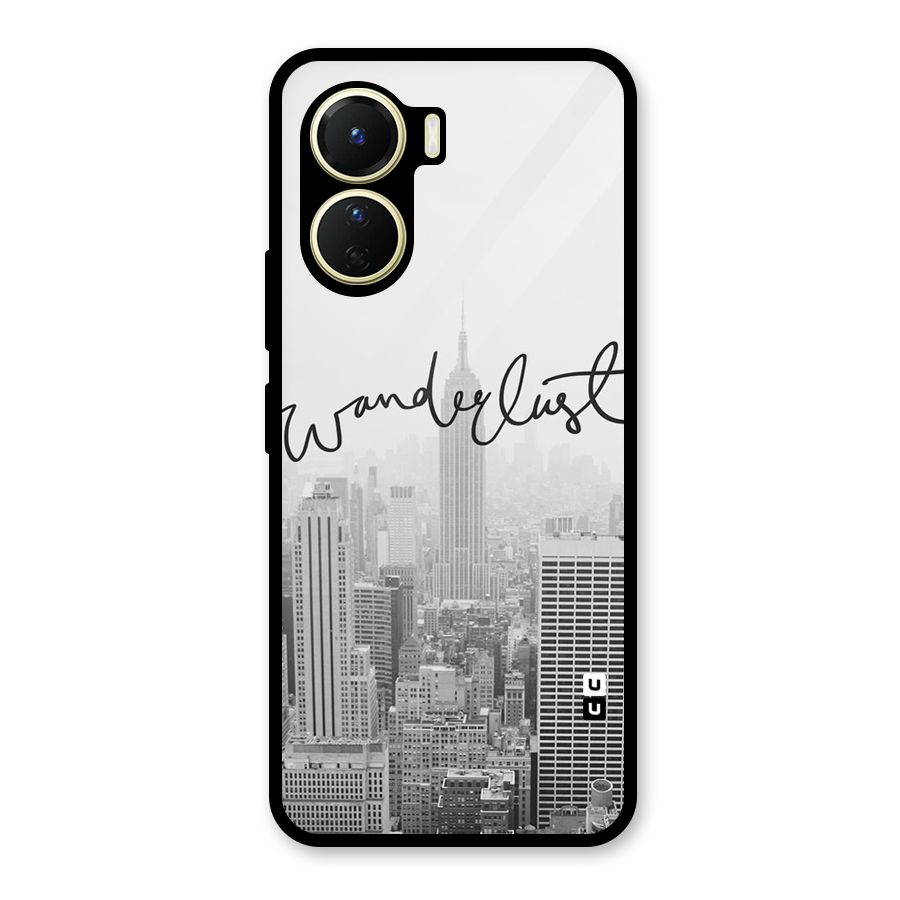 City Wanderlust Monochrome Glass Back Case for Vivo Y16