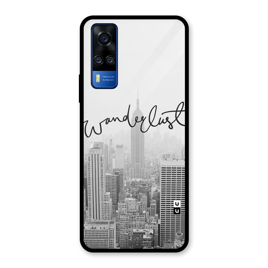 City Wanderlust Monochrome Glass Back Case for Vivo Y31