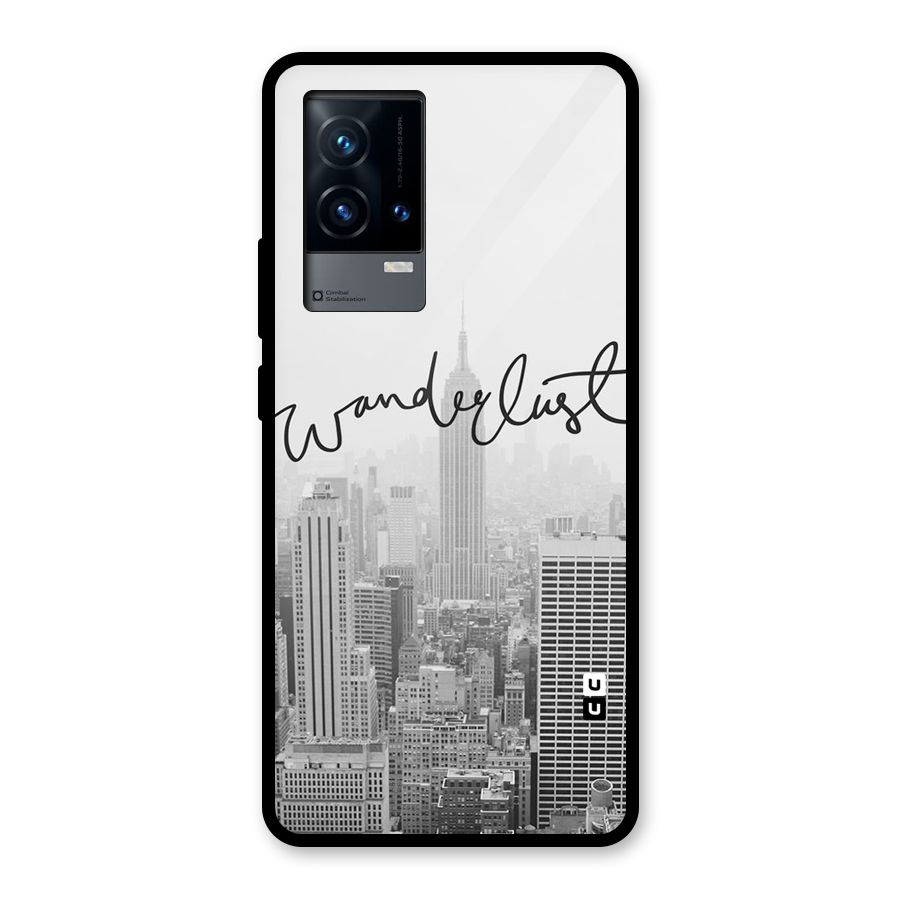 City Wanderlust Monochrome Glass Back Case for iQOO 9 5G