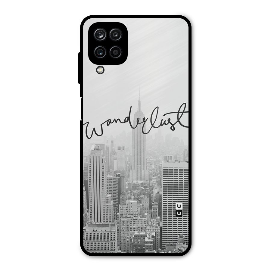 City Wanderlust Monochrome Metal Back Case for Galaxy A12