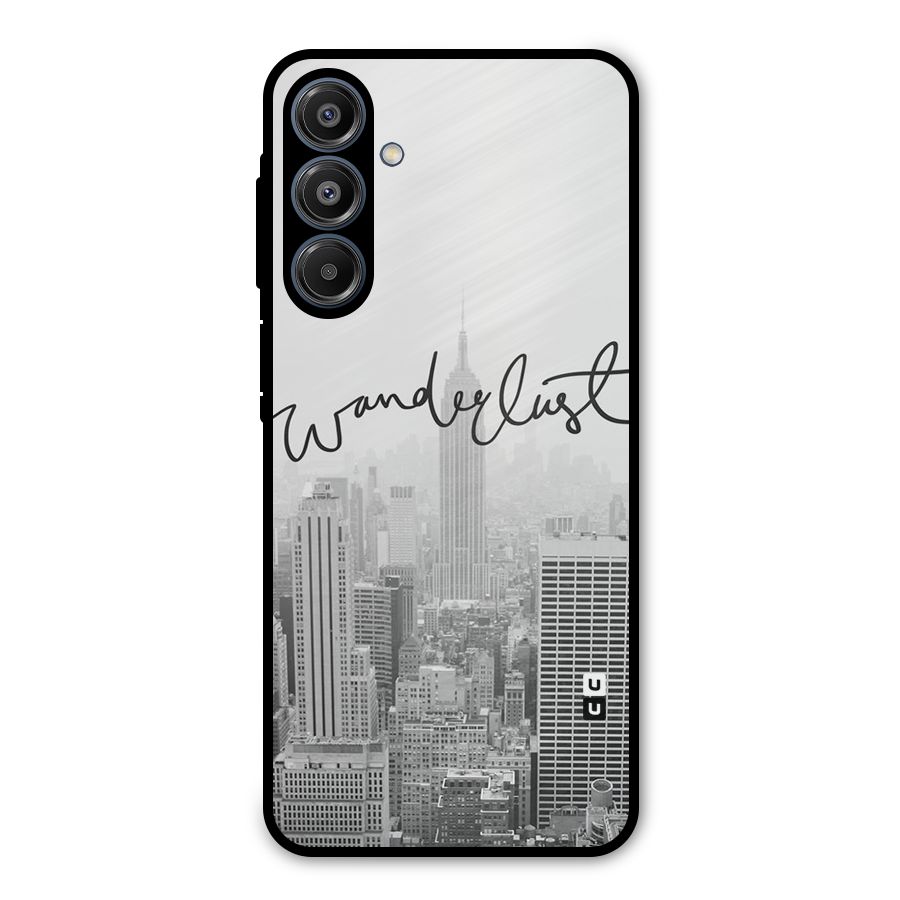 City Wanderlust Monochrome Metal Back Case for Galaxy A16 5G