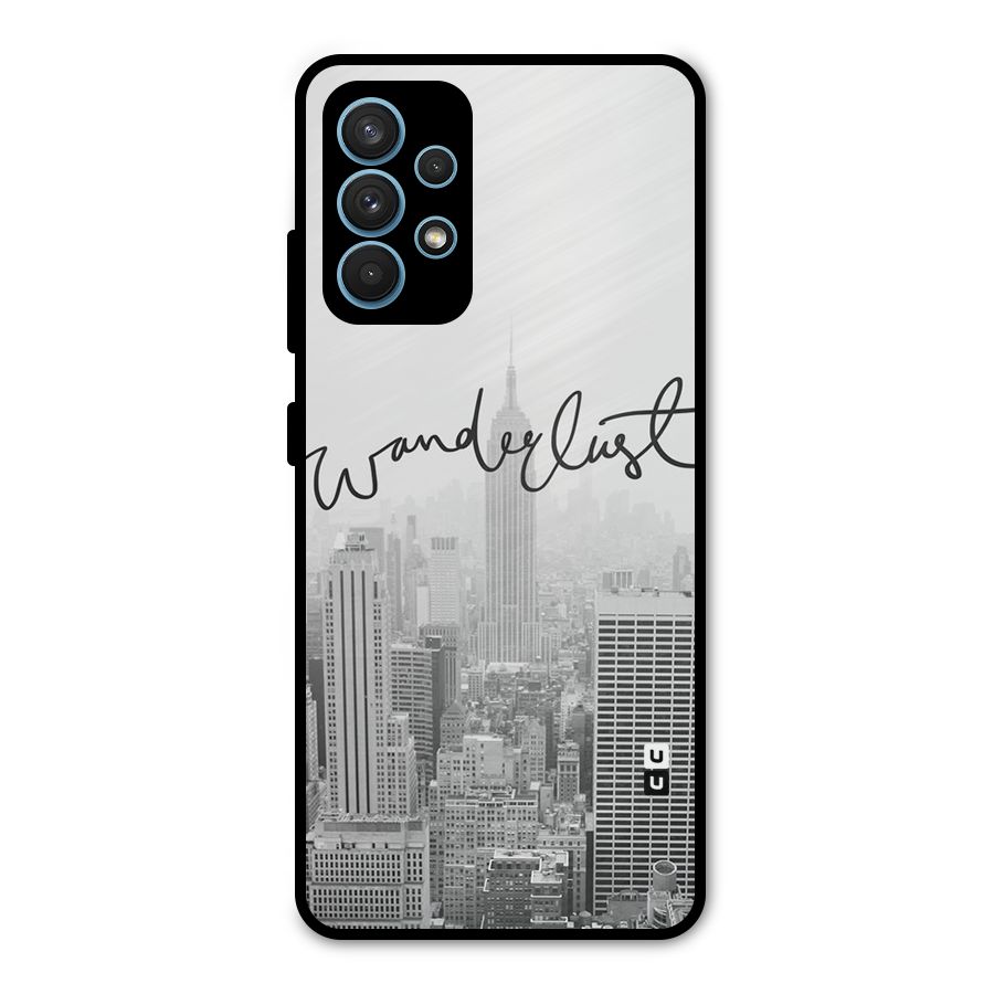 City Wanderlust Monochrome Metal Back Case for Galaxy A32