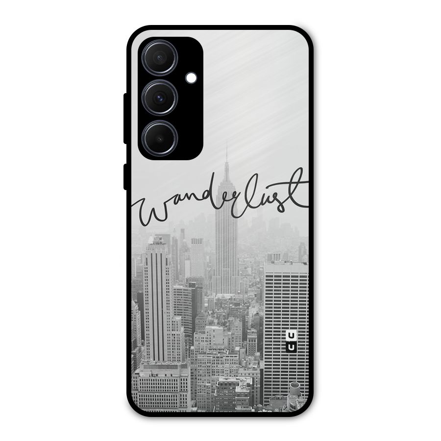 City Wanderlust Monochrome Metal Back Case for Galaxy A35