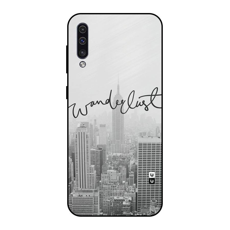 City Wanderlust Monochrome Metal Back Case for Galaxy A50