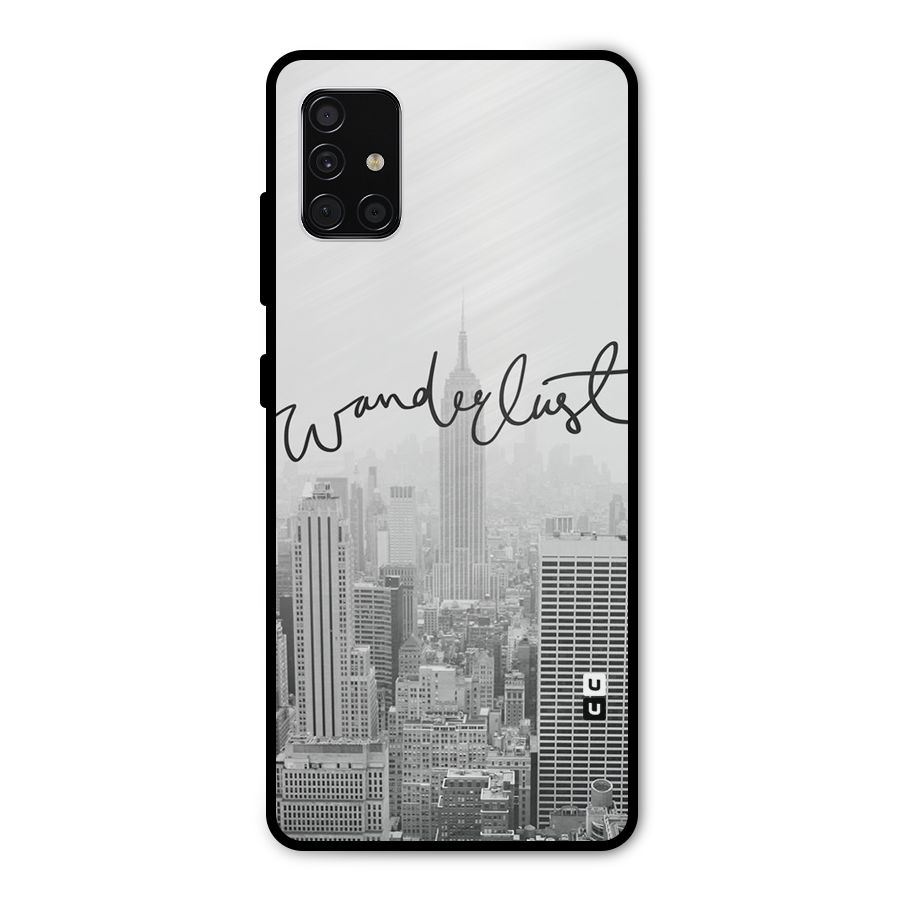 City Wanderlust Monochrome Metal Back Case for Galaxy A51
