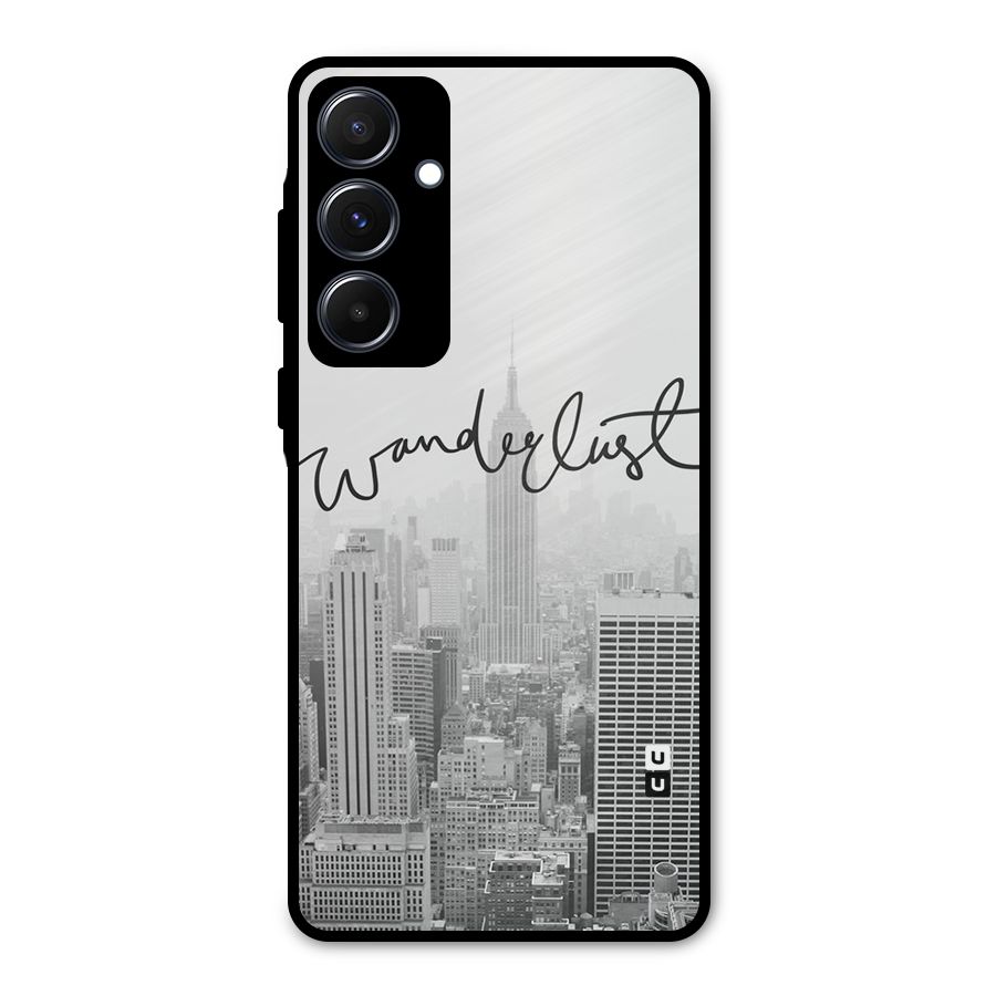 City Wanderlust Monochrome Metal Back Case for Galaxy A55