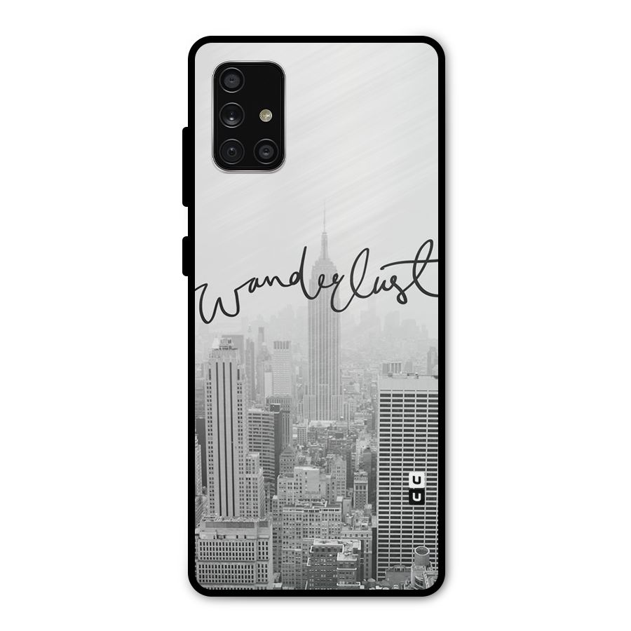 City Wanderlust Monochrome Metal Back Case for Galaxy A71