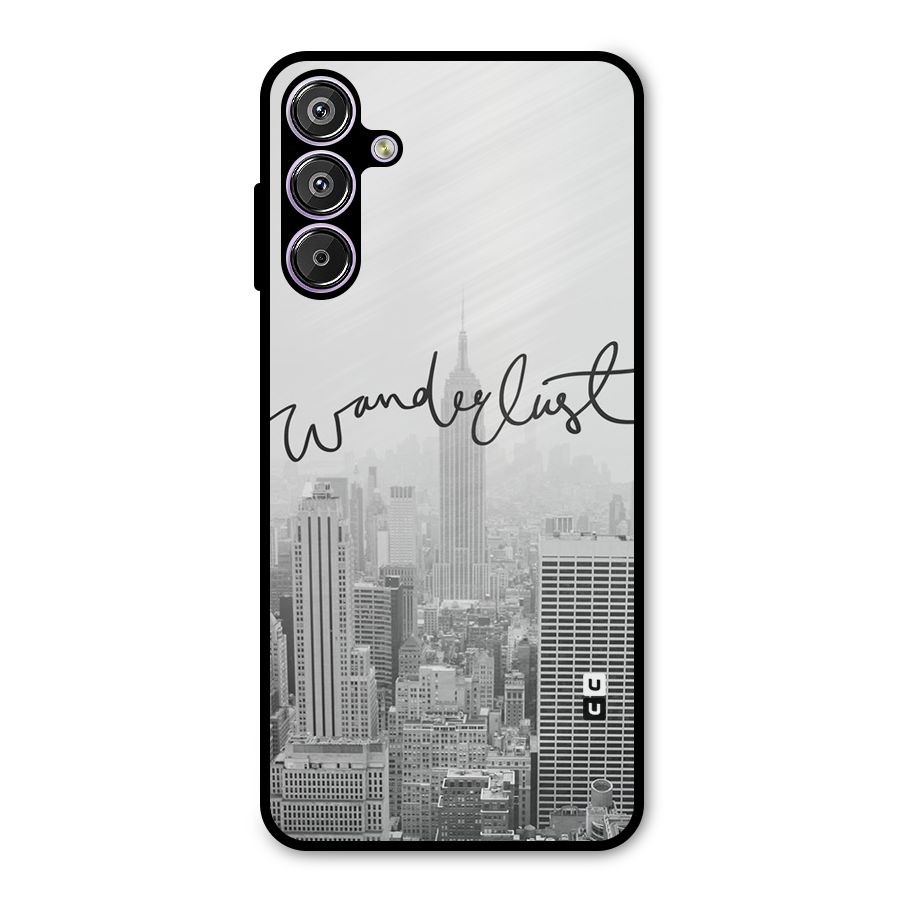 City Wanderlust Monochrome Metal Back Case for Galaxy F15