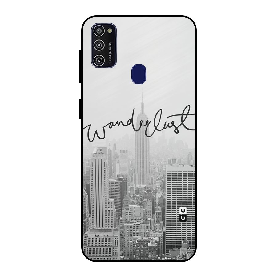 City Wanderlust Monochrome Metal Back Case for Galaxy M30s
