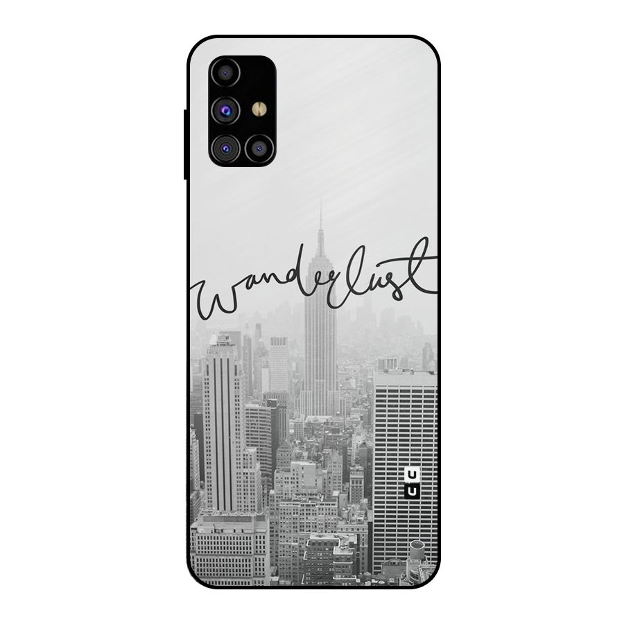 City Wanderlust Monochrome Metal Back Case for Galaxy M31s