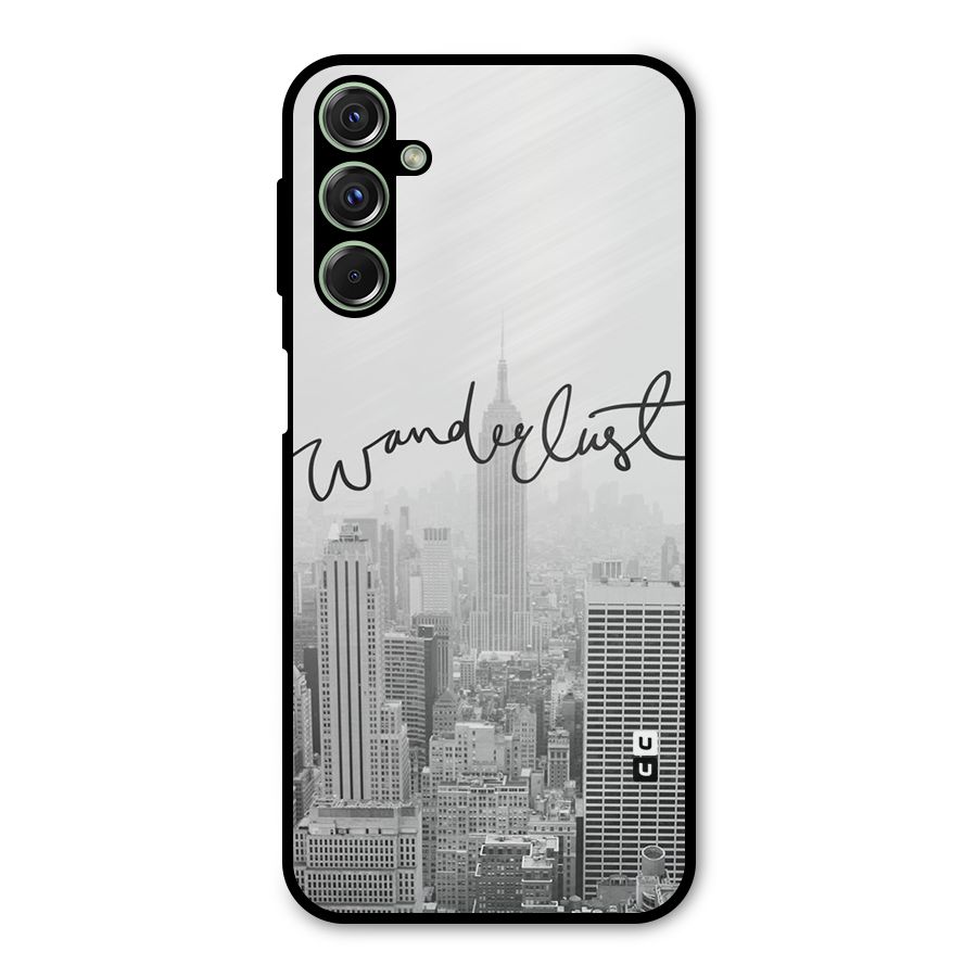 City Wanderlust Monochrome Metal Back Case for Galaxy M34